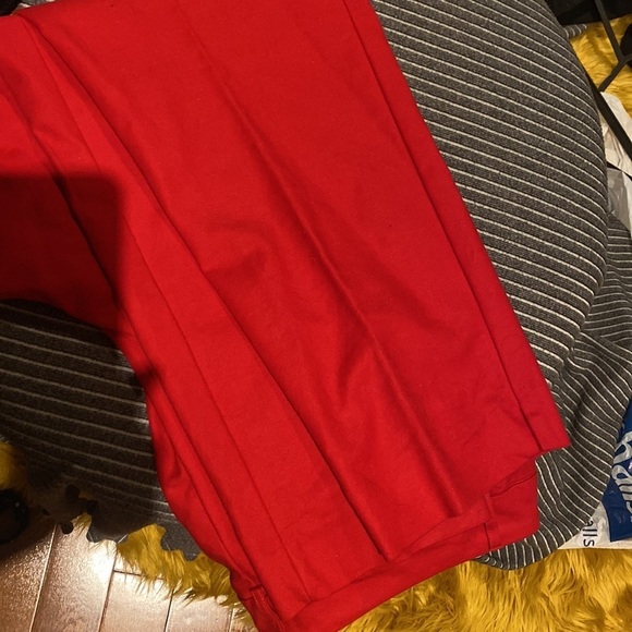 Cleo Everybody  poppy Red ankle pants Sz 14 - Picture 9 of 14